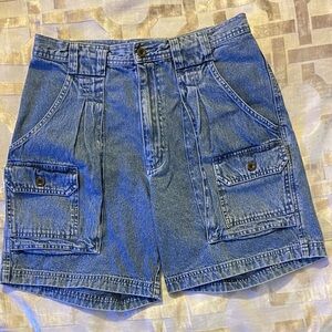 Eddie Bauer Cargo Denim Shorts - image 1